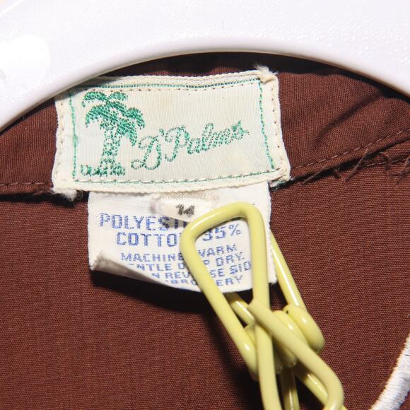 Vintage D'Palms Embroidered Ethnic Style Tunic Top Size 14 Small Flaw - Picture 8 of 11